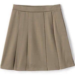 Lands' End Girls Adaptive Ponte Skirt School Uniform, NWT